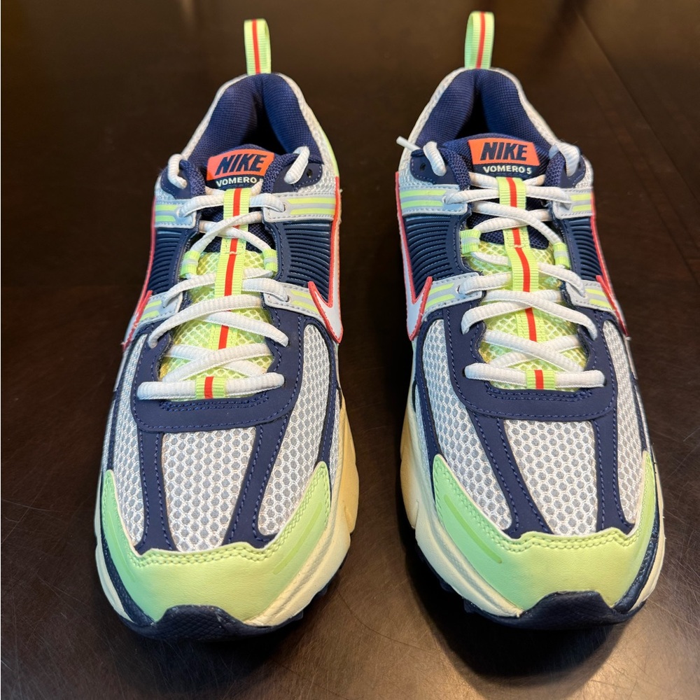 New Nike Air Zoom Vomero 5 Volt Navy Sneakers Shoes Size US 7 - Picture 15 of 15